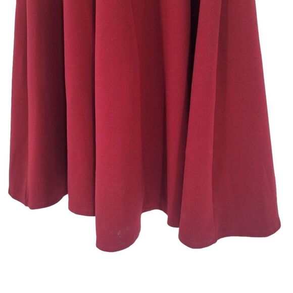 Lulus Whenever You Call Lace Open Back Maxi Dress Gown Red Medium - Picture 9 of 15